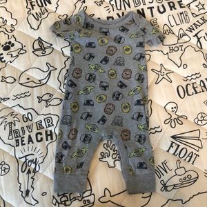 Star Wars Button Romper